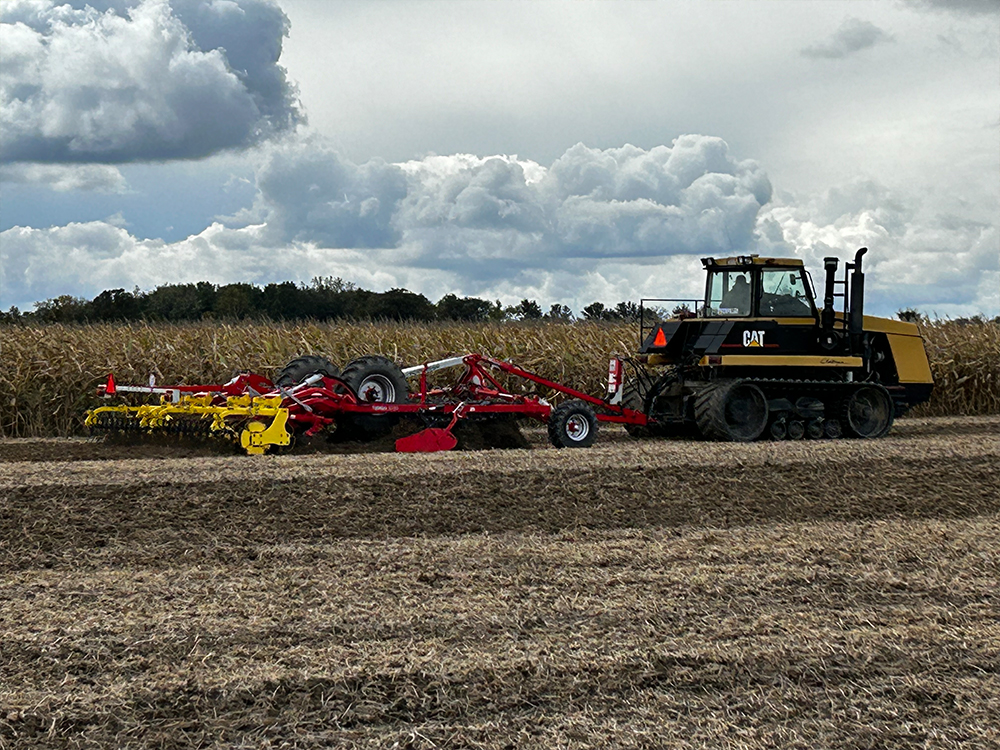 Box 2: Naus Farms, LLC purchased a new Poettinger 5030 Terria