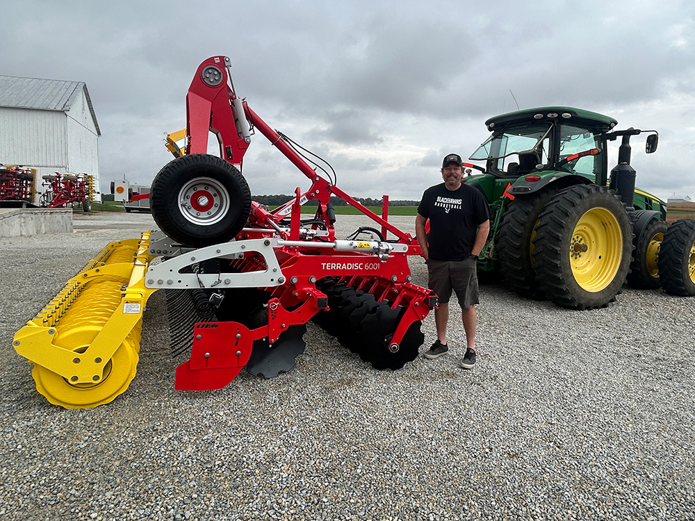 Box 1 Rodeheffer Farming Purchased a new Poettinger 6001T Terradisc